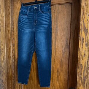 American Eagle Outfitters High Rise Dark Blue Jeans